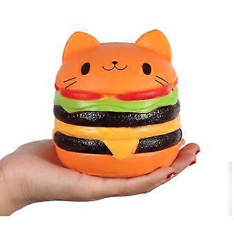 Squishies Hamburger Cat Jumbo Slow Rising Kawaii Bread Squishies Toy Prime Cheap For Collection Gift