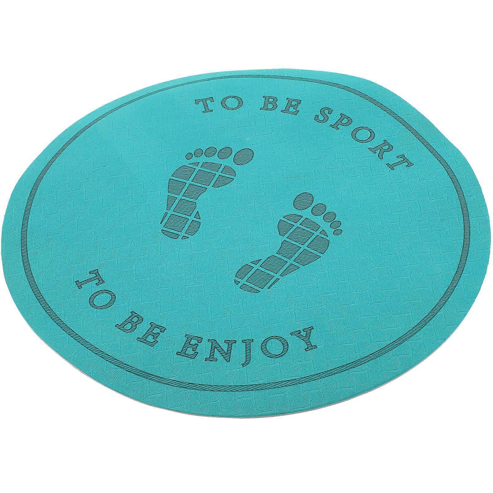 Multi-Function Skipping Mat for Exercise Portable Dark Green Tpe Workout Pad