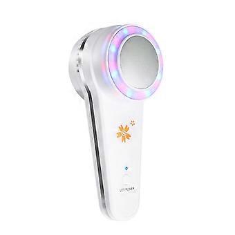 Hot & Cold Skin Introducing Beauty Device, Hot Cold Hammer with Red Blue Green LED Light, Cold Compress Ice Facial Instrument for Pore Refining, Home 