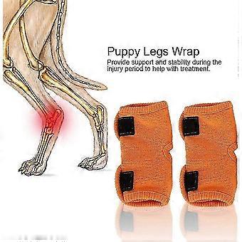 2pcs cão gato leg brace, cotovelo protetor quente joelho almofadas cirurgia ferida leggings guarda cão leg brace
