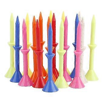 Colored Unbreakable Golf Tees 50x 3.25 Inch Long Plastic Golf Tees