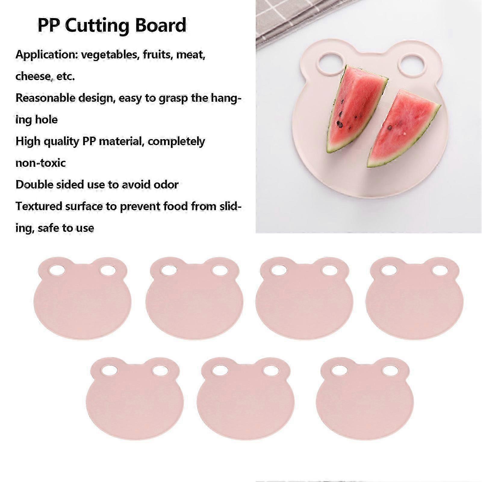 Portable Pink Kitchen Cutting Board 23x19x0.3cm Small Size