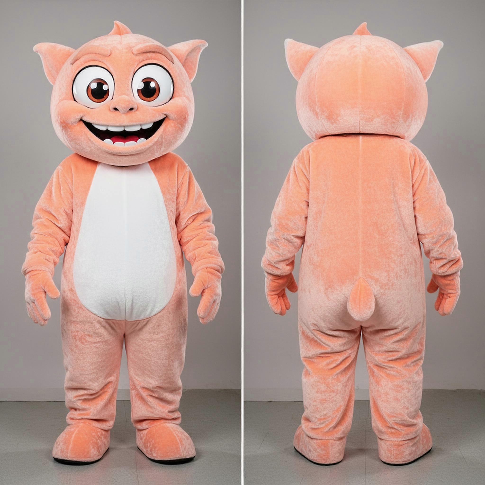 MASTICOT Peach Vibrant Ogre Mascot