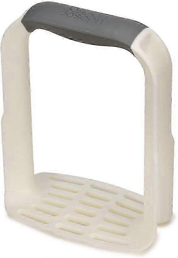 1pc Potato Masher, Vegetables Mashed, Non Stick Safe - White
