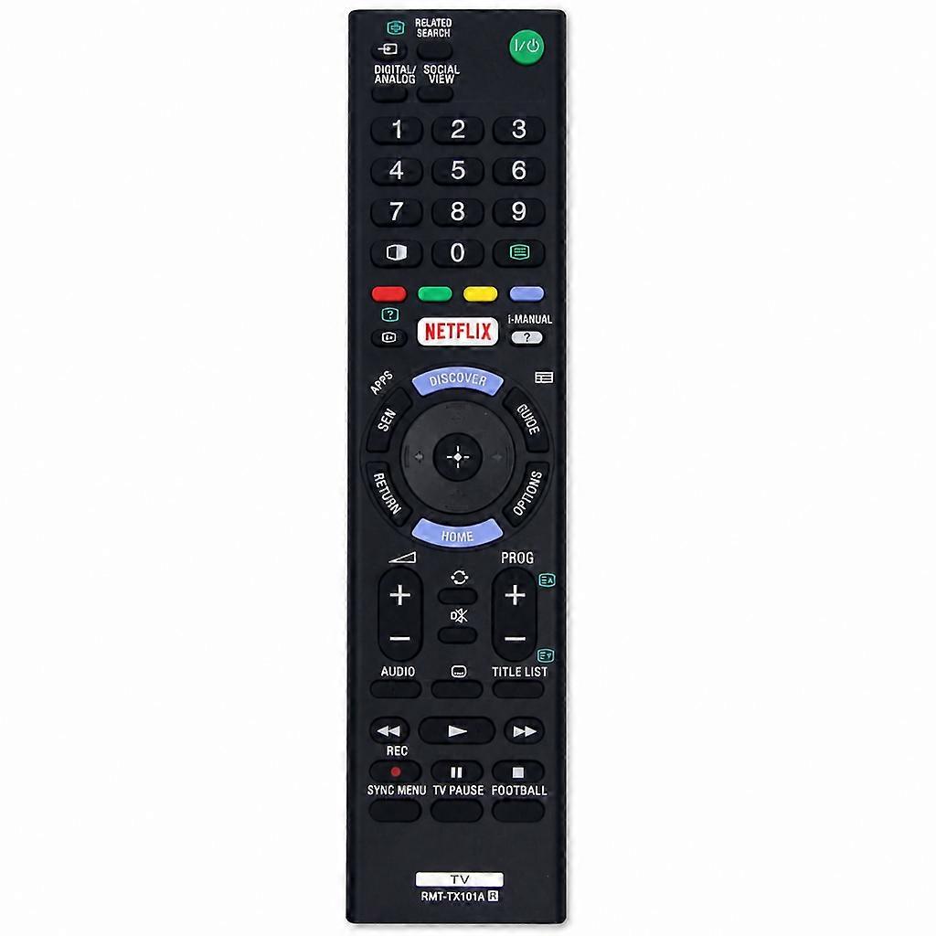 TV Remote Control Compatible with Sony TVs, Model RMT-TX101A  MOS