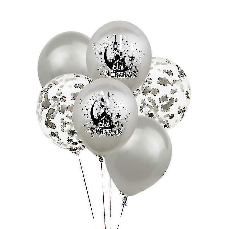 40pcs Eid Mubarak Balloons