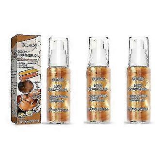 Body Highlight Oil Face Body Glitter Powder Brightening Makeup Diamond Skin Highli