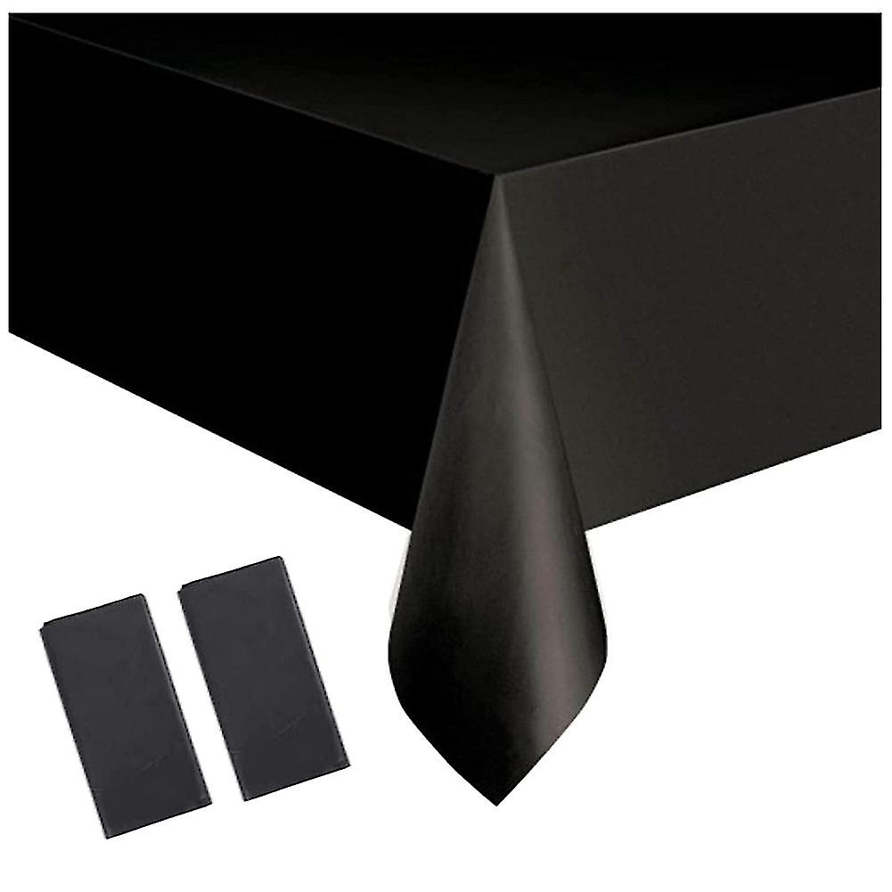 5pcs Disposable Tablecloth Table Covers,137x274cm Rectangular Dining Disposable Tablecovers For Pic