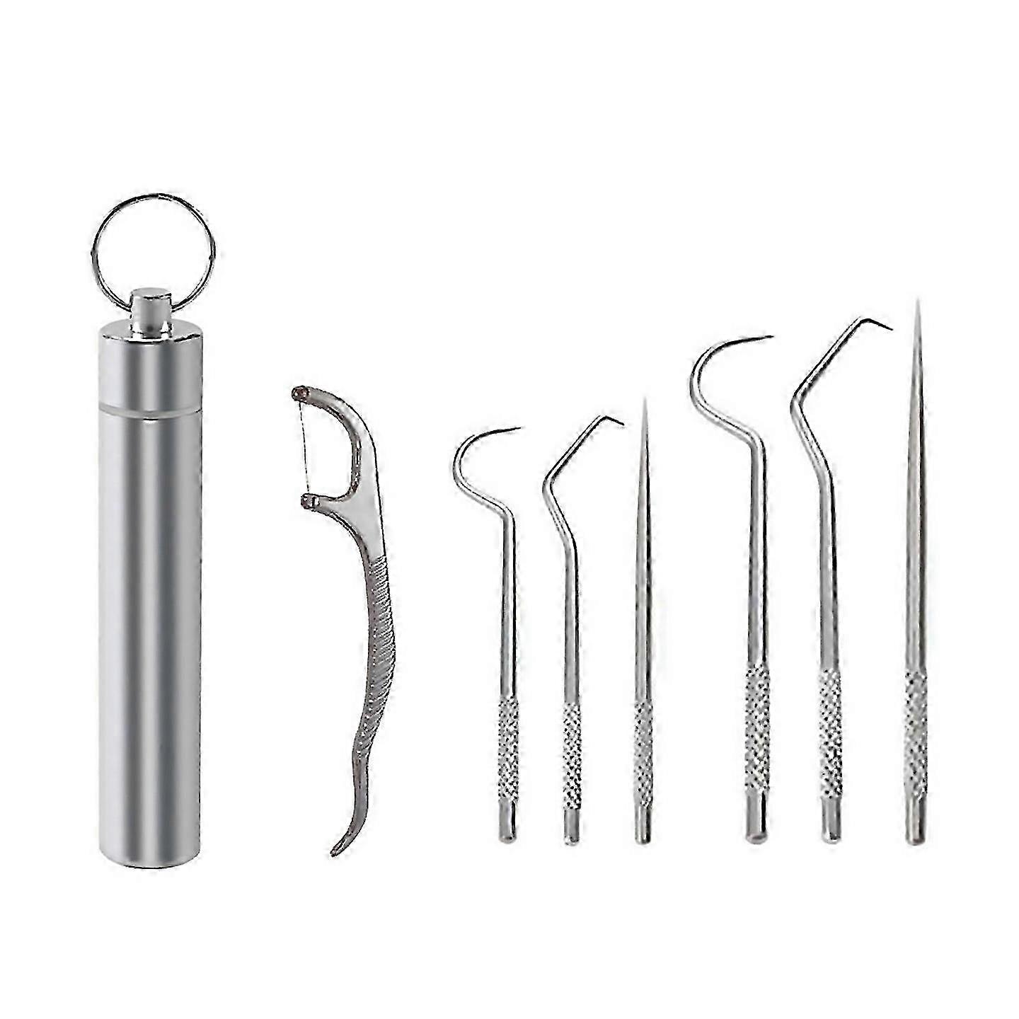 Titanium-Tipped Reusable Toothpicks With Ergo Bend