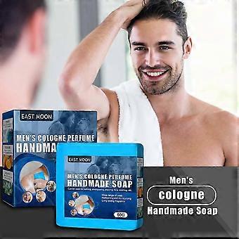 East Moon Herre Cologne Håndsæbe Mild Ren Oliekontrol Badesæbe Cologne Parfumesæbe-82