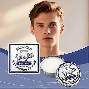East Moon Men's Matte Hair Styling Mud gør herrehårstyling forfriskende, ikke-klæbrigt, let at strikke og glat-69
