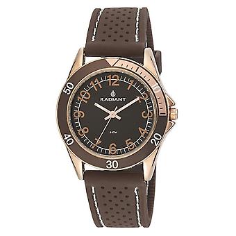 Strahlende neue Feiertage Quarz Analog Frau Uhr mit RA168609 Gummi Armband