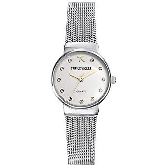 Trendy kiss- kirsten Quartz Analog Woman Watch with Stainless Steel Bracelet TMG10065-31