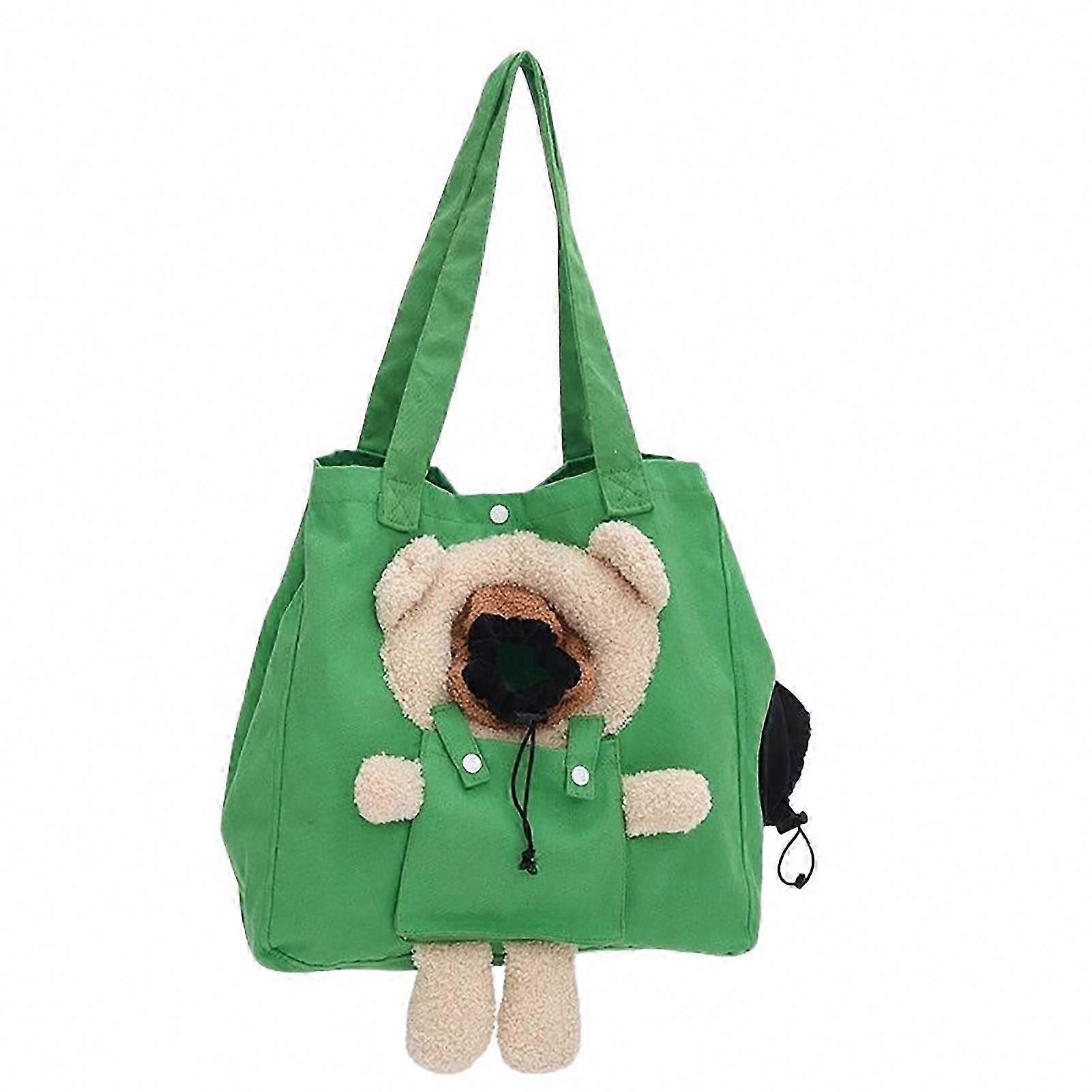 Commuting Shoulder Bag with Ventilation Hole and Cute Interactive Design