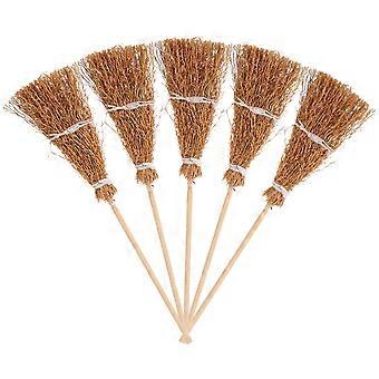 Decorative Broom Mini Hand-Woven Broom for Decoration 5Pcs