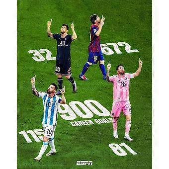 Lionel Messi alcançou 900 gols em sua carreira. Celebre este marco com este quebra-cabeça especial, modelo ZRB229.