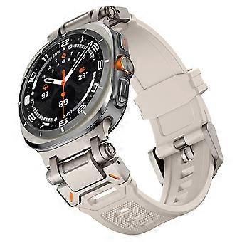 Titanium Starlight Silicone Strap for Samsung Galaxy Watch 7 Ultra 47mm – Comfortable Sport Wristband