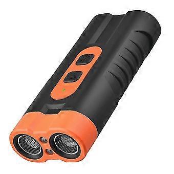 Ultrasonic Dog Bark Deterrent Device, 50FT Range, Rechargeable, LED Flashlight and Beep, Portable Dog Training Tool for Indoor and Outdoor Use