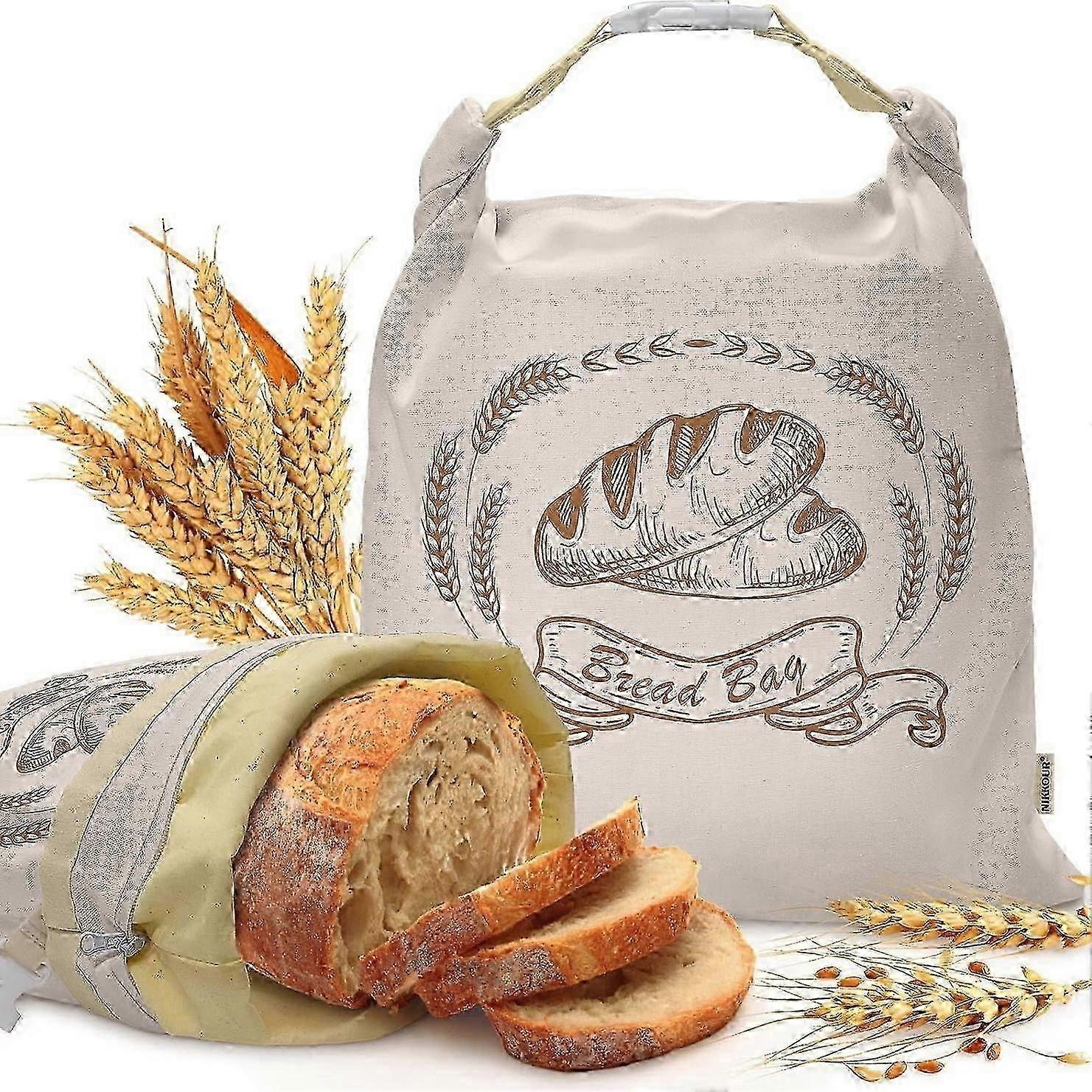 Reusable Beeswax Bread Storage Bags