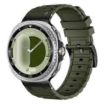 Silikoneurrem til smartwatch med I-formet tekstur, kompatibel med Galaxy Watch8 / Watch8 Classic.