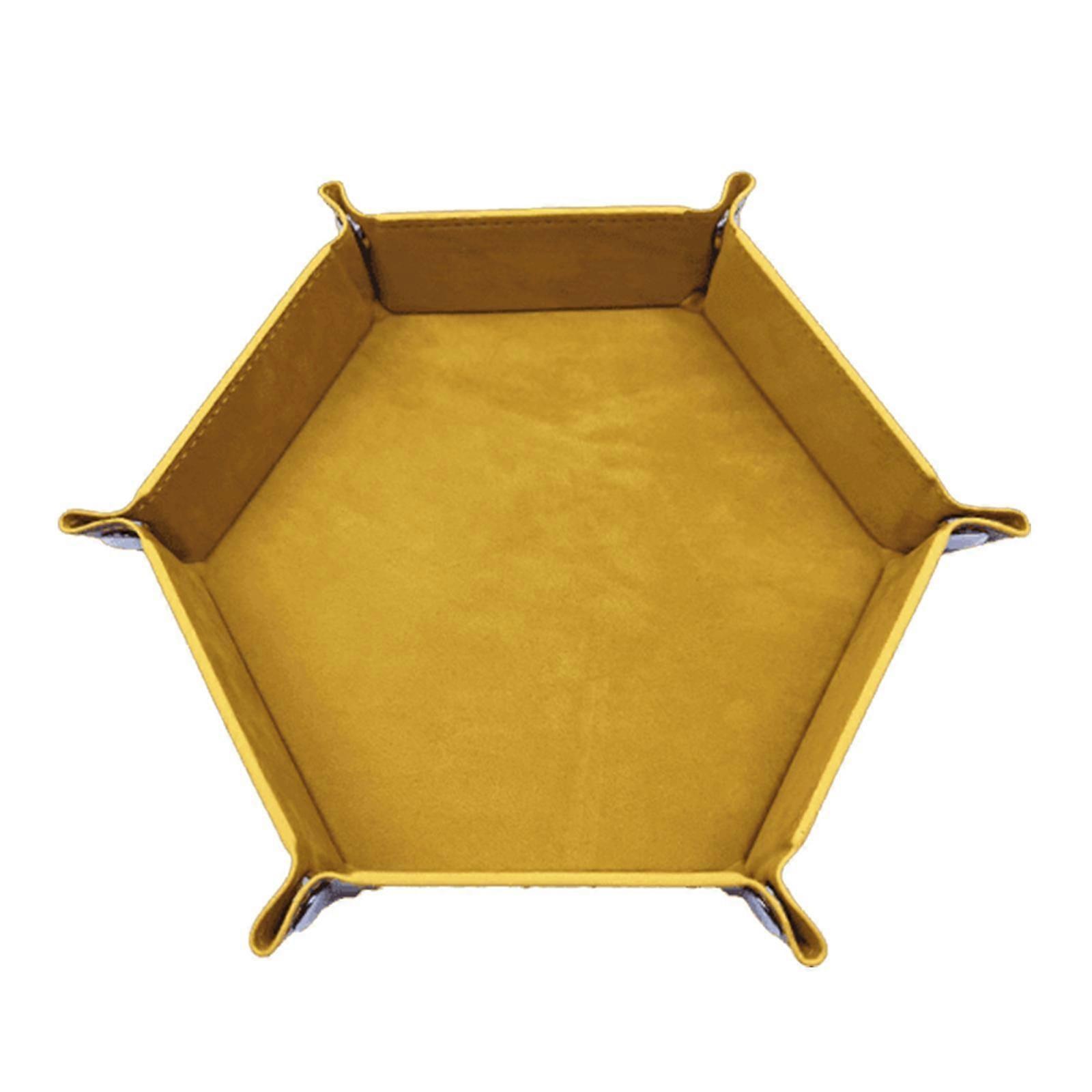 Portable Folding Hexagon Dice Storage Tray