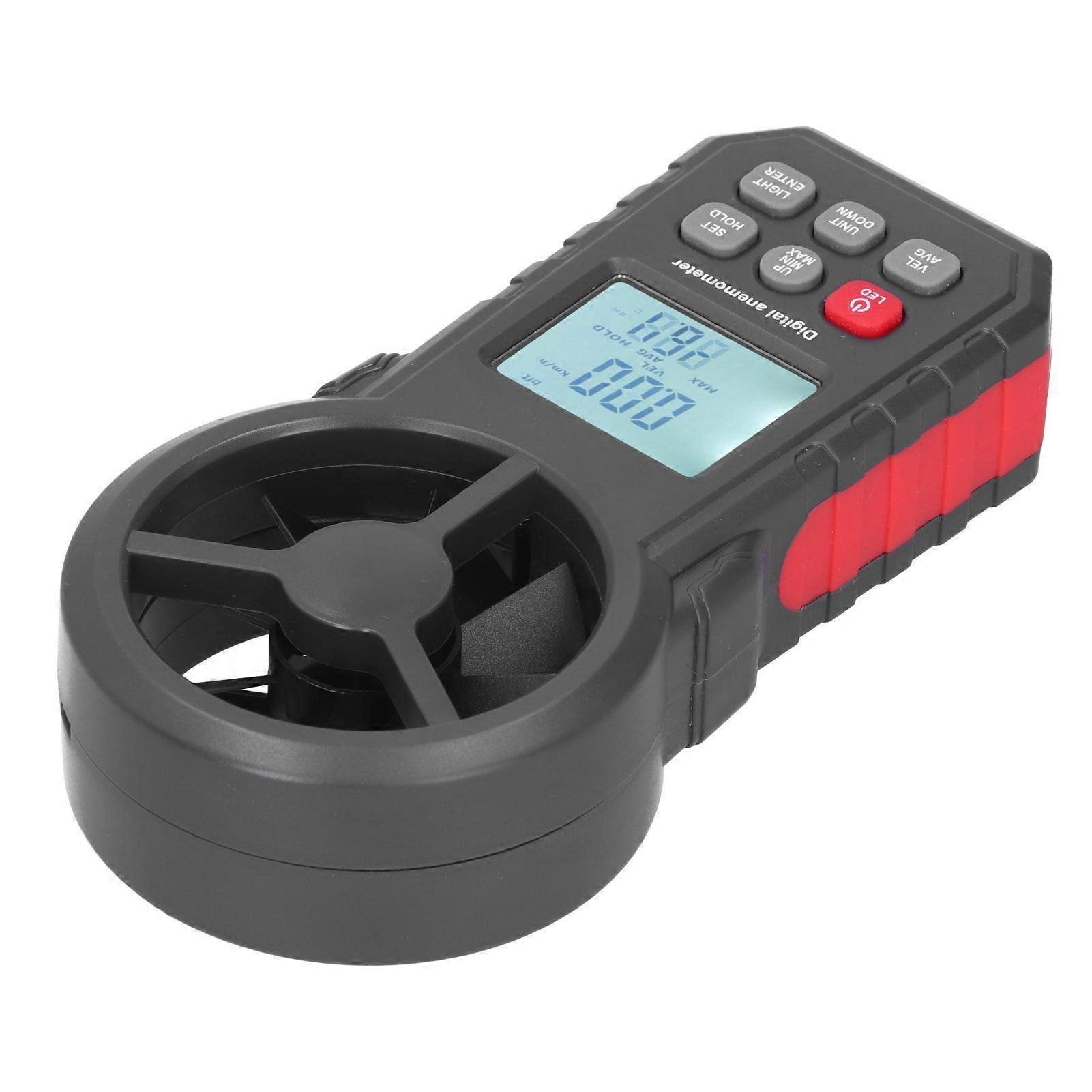 WT87B Bluetooth Digital Anemometer with LCD Backlight 9V Handheld Wind Speed Tester