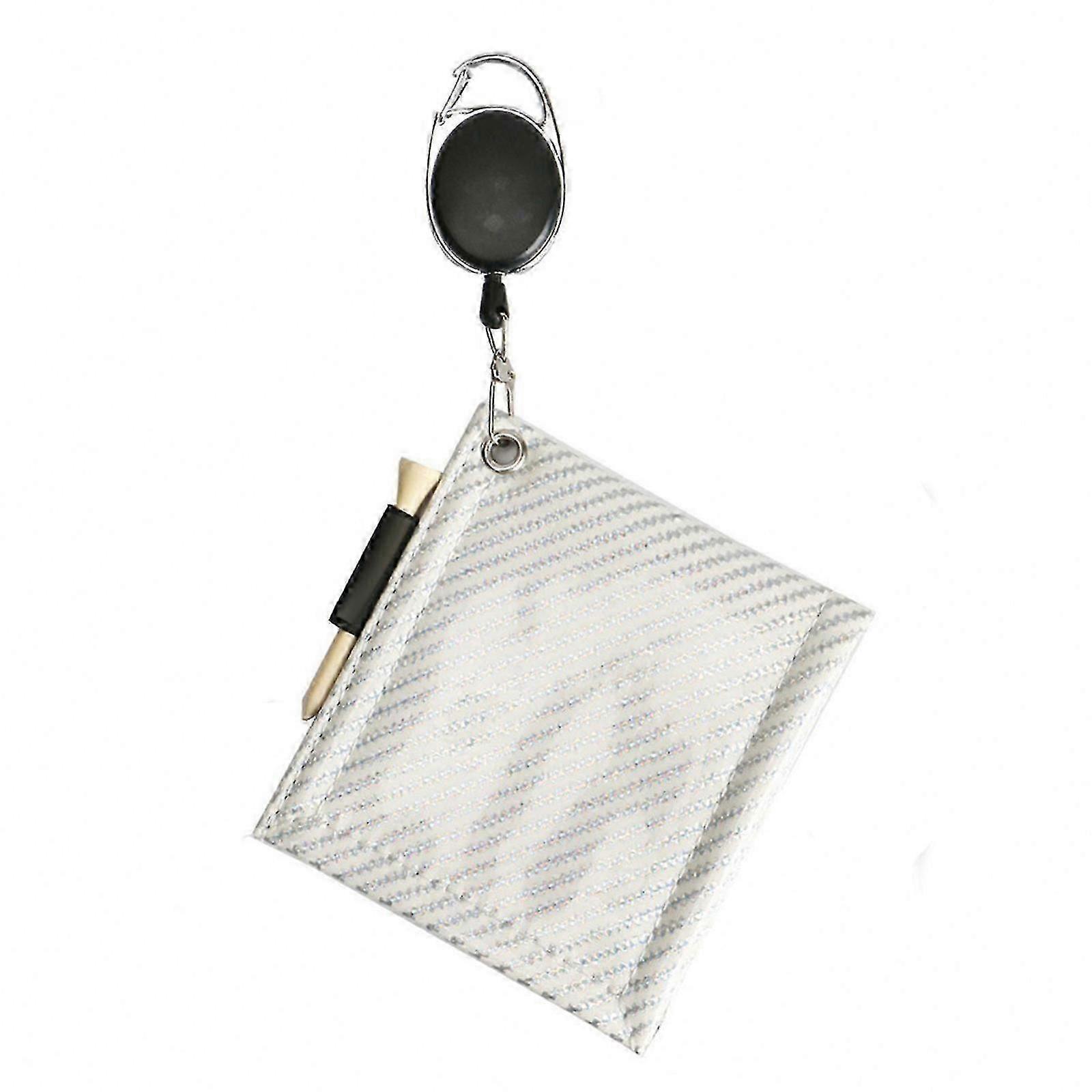 Golf Ball Towel with Retractable Hook