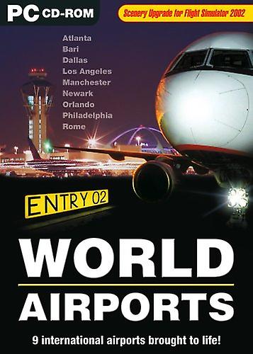World Airports (Add on for Flight Sim 2000  2002) - PC CD - New & Sealed