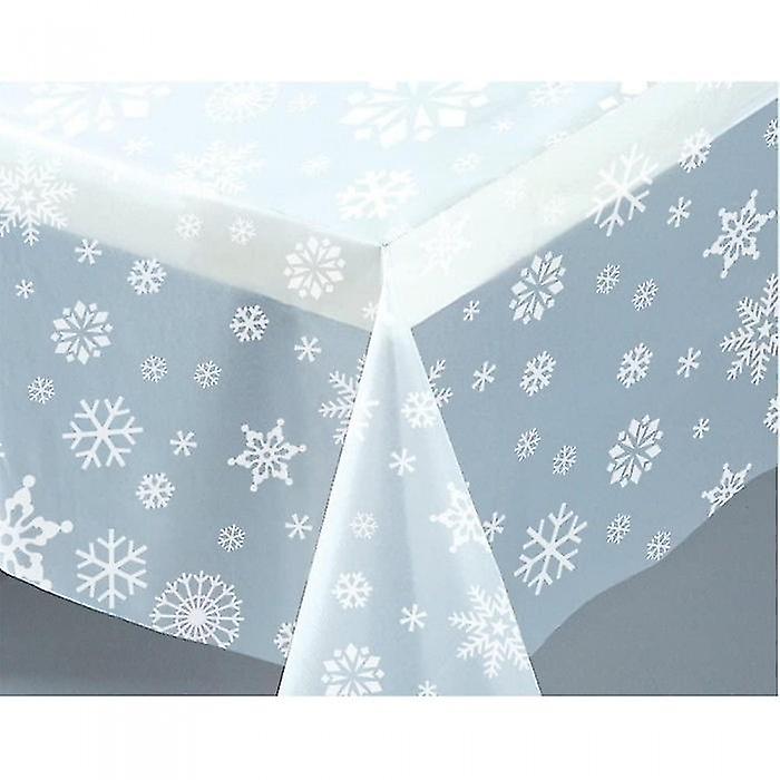 Unique Party Plastic Snowflake Party Table Cover