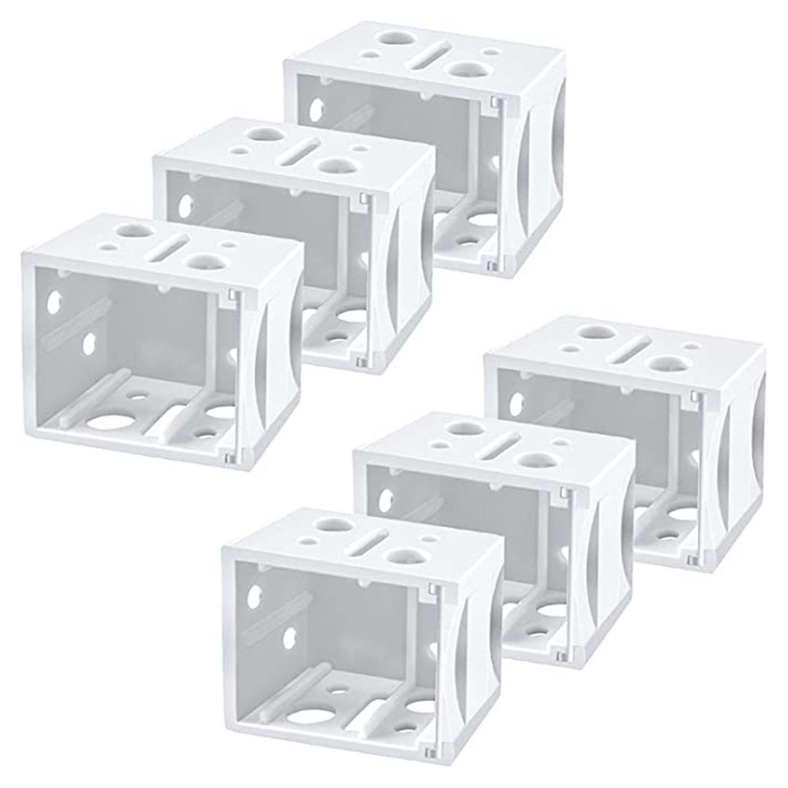 6 Pcs Blinds Bracket End Cover Holder Box Mounting Bracket For Window Blinds