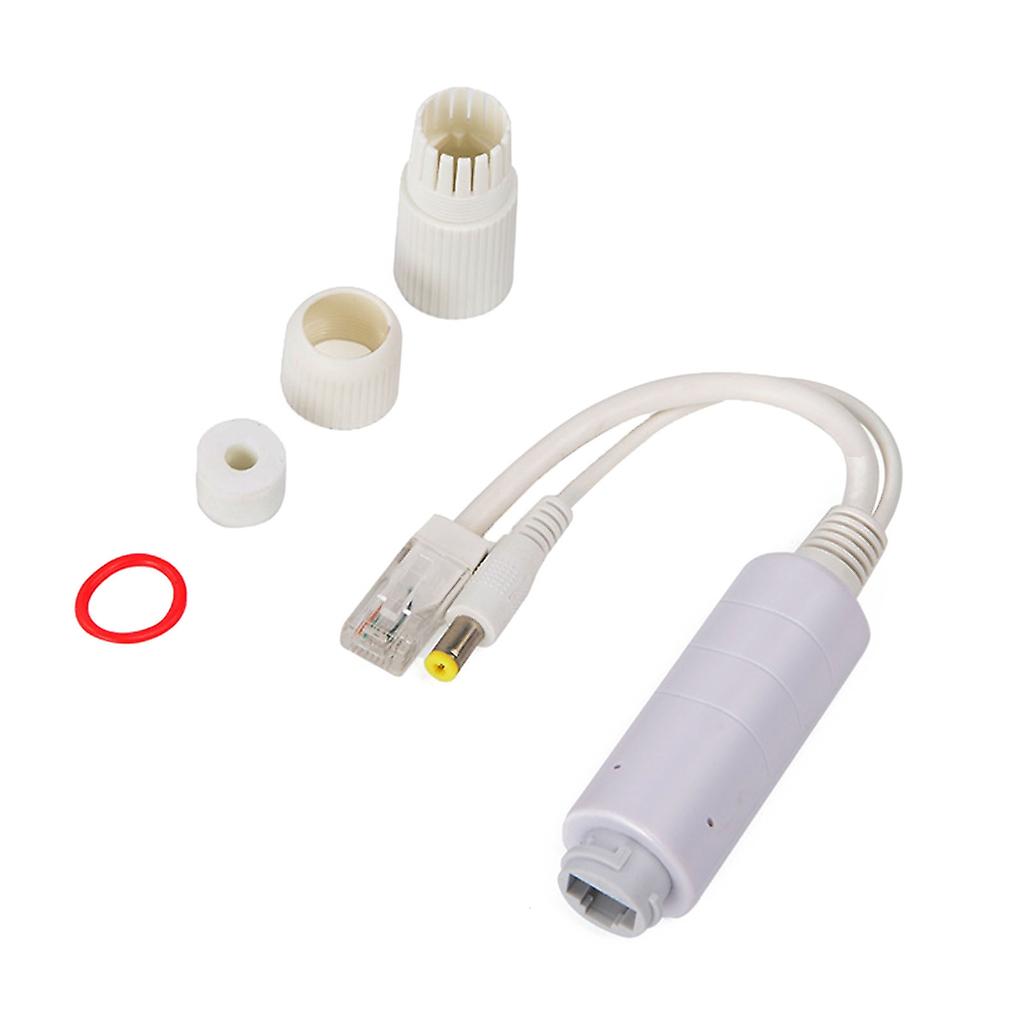 48V to 12V 10/100Mbps Power Over Ethernet Splitter Adapter for IP Camera