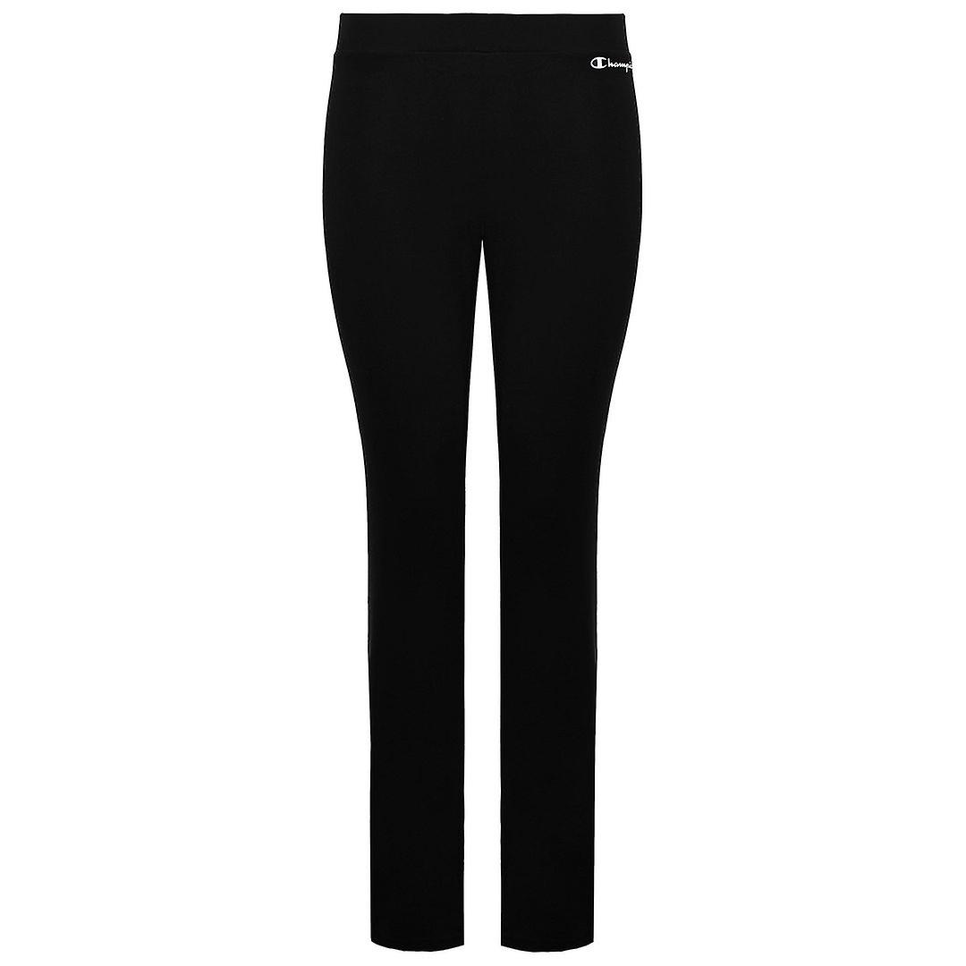 Champion Custom Fit Stretch Waist Logo Black Womens Leggings 110445 2175