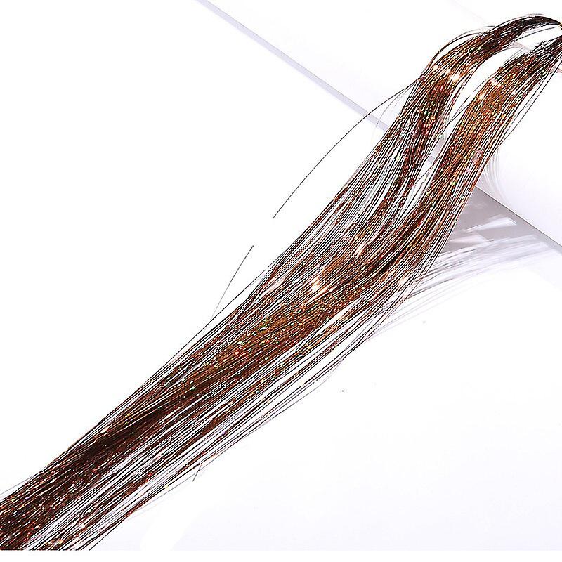بهرج الشعر اللامع 150 خيوط تمديدات الشعر اللامعة للفتيات النساء بلينغ أداة الشعر اللامعة ماكياج عيد الميلاد السنة الجديدة حفلة تأثيري