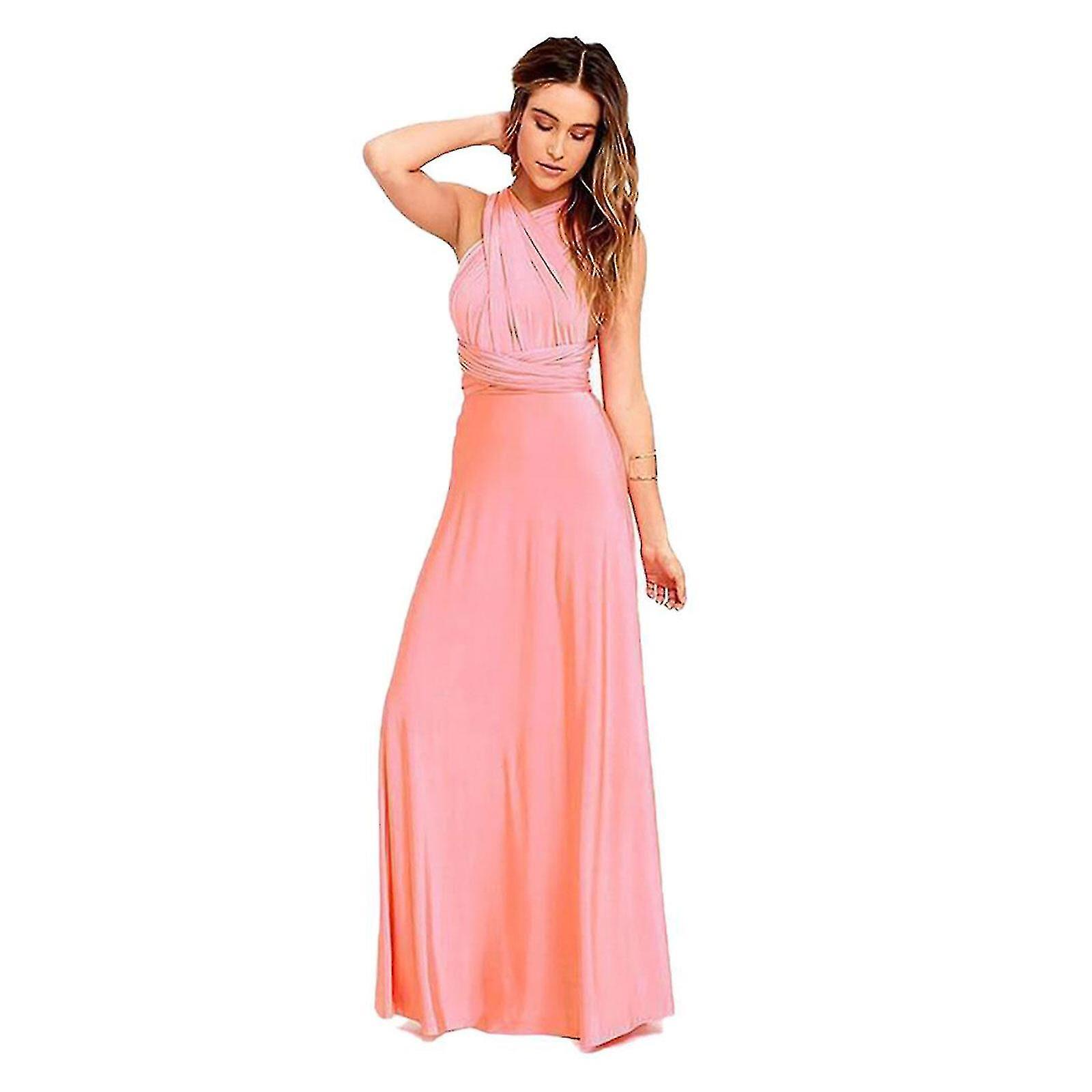 Ladies Evening Robe Formelle Longue Maxi Convertible