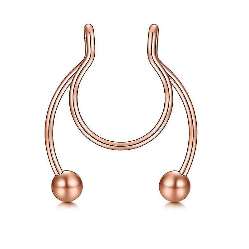 1pc New Fake Nose Ring Stud New Nose Clip False Nose Ring Piercing Jewelry