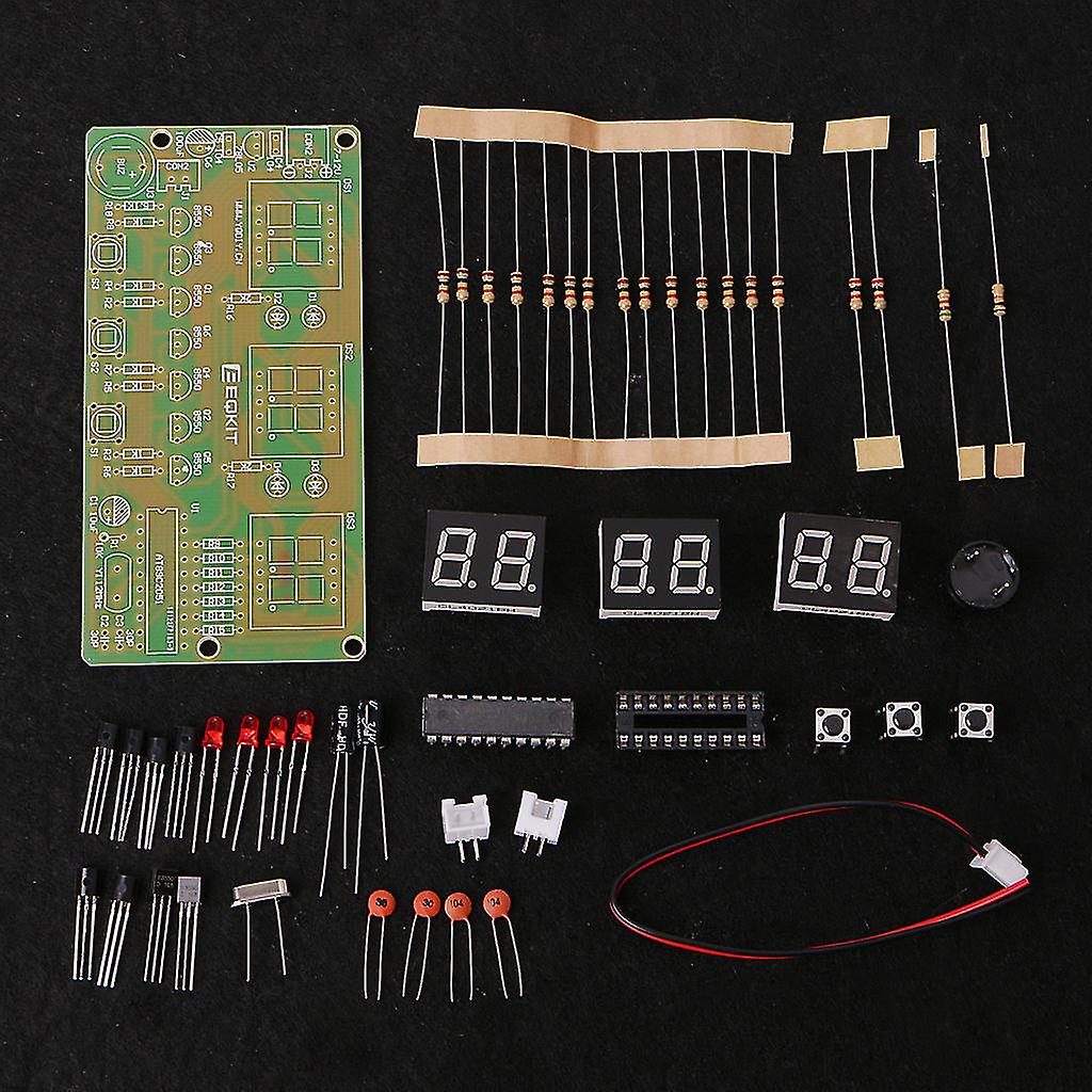 C51 Digital Electronic Clock Kits 6 Bits Electronic Parts And Components Diy Kit