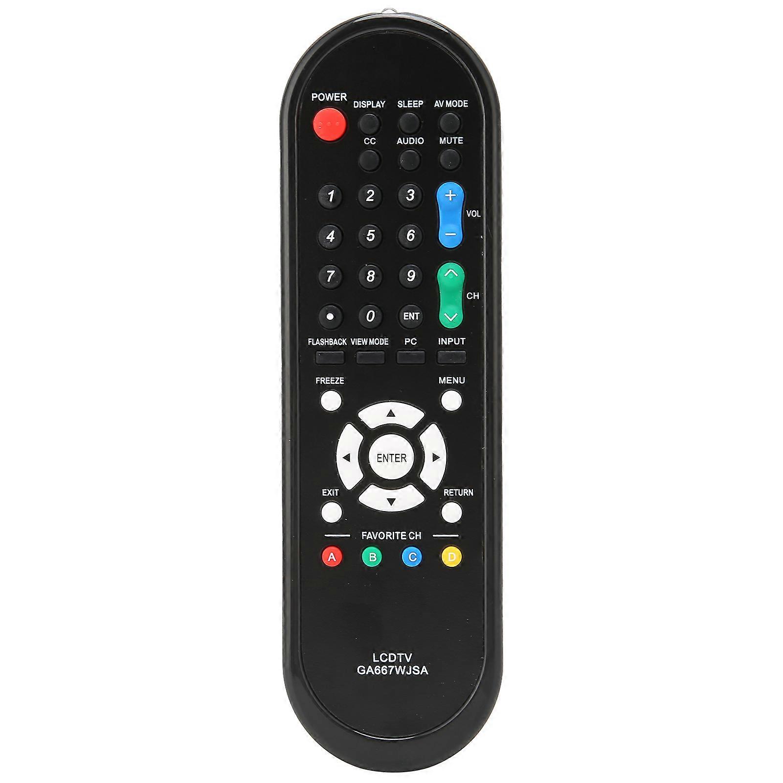 GA667WJSA Remote Control - Easy, Sensitive, No Programming Needed for Sharp LC-C52700 TVs