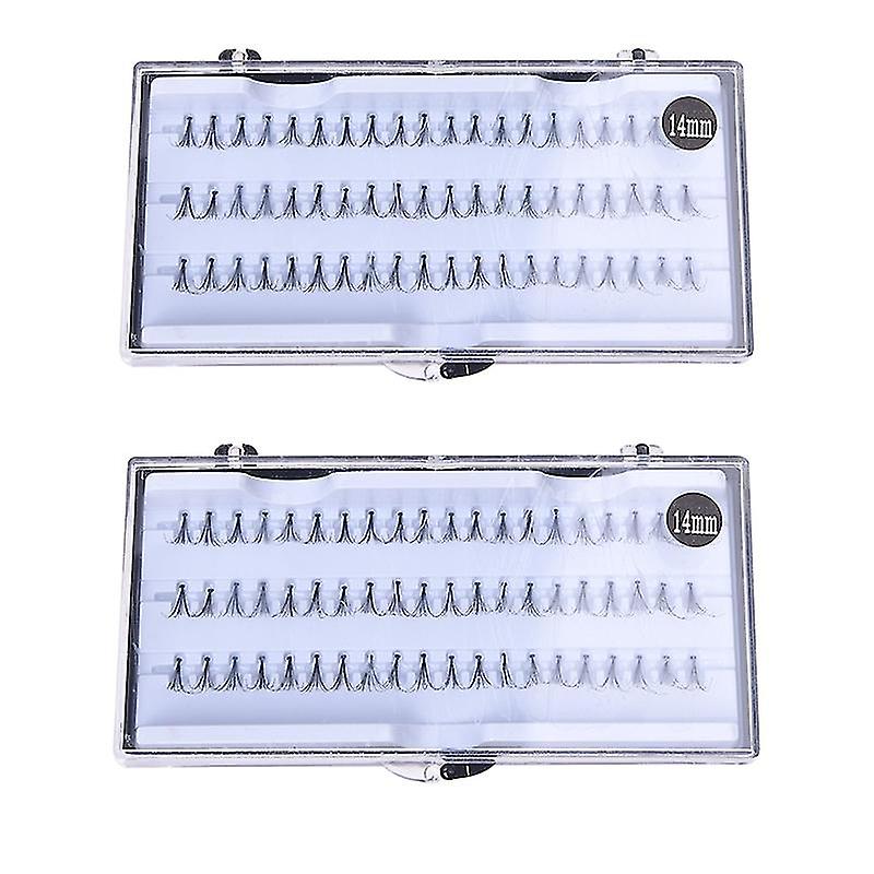 2 Tray Individual Eyelash Eye Lash Extens 14mm