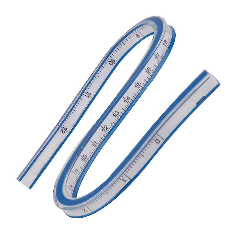 12ich Measuring Flexible Curve Ruler Tool for Crafting Work