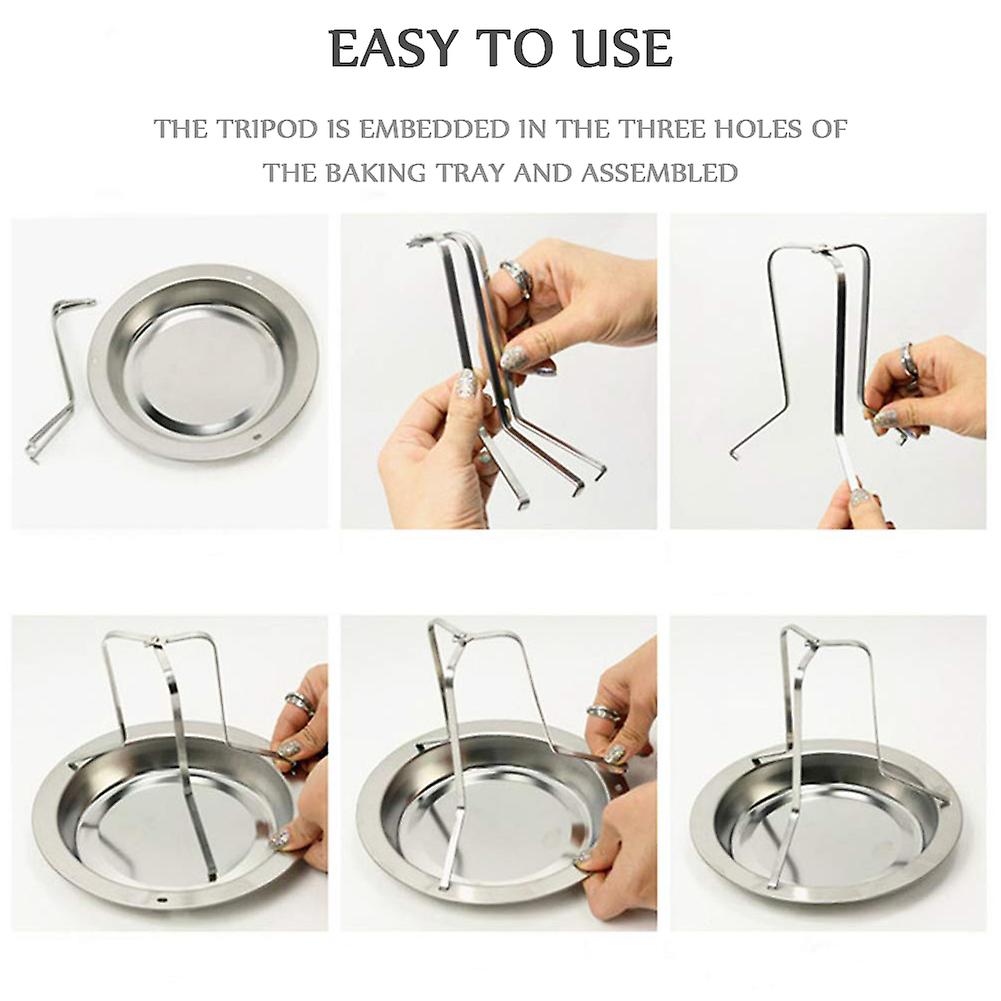 Ανοξείδωτη Σχάρα Ψησταριάς Κοτόπουλου 16.5x19.5cm Αντικολλητική Σχάρα BBQ