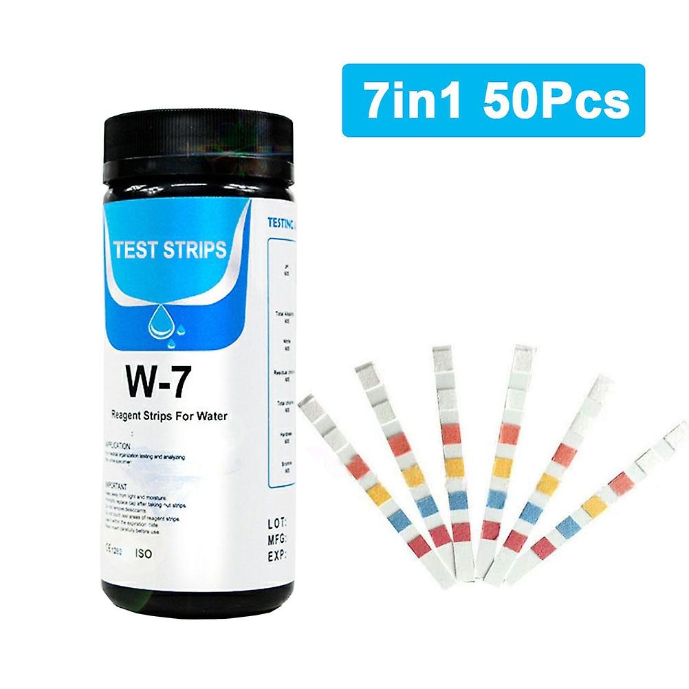 7 in 1 Water Quality Test Strips, Drinking Water Test Strips, Water Hardness Test Strips