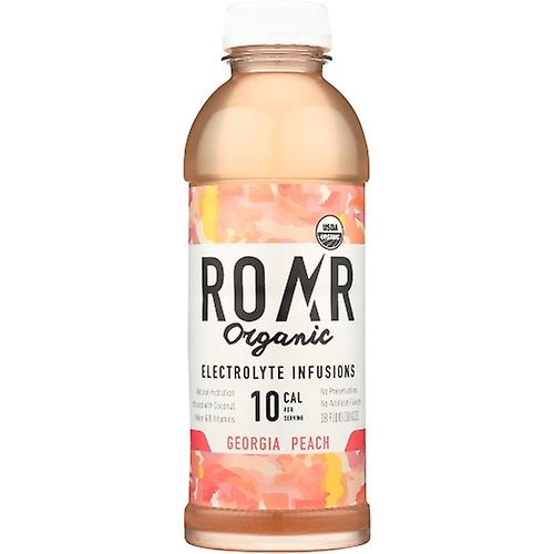 Roar Beverages Bev Georgia Peach, Case of 12 X 18 Oz (Pack of 1)
