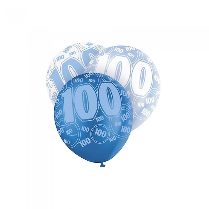 Palloncini unici in lattice per feste per il 100° compleanno (confezione da 6)