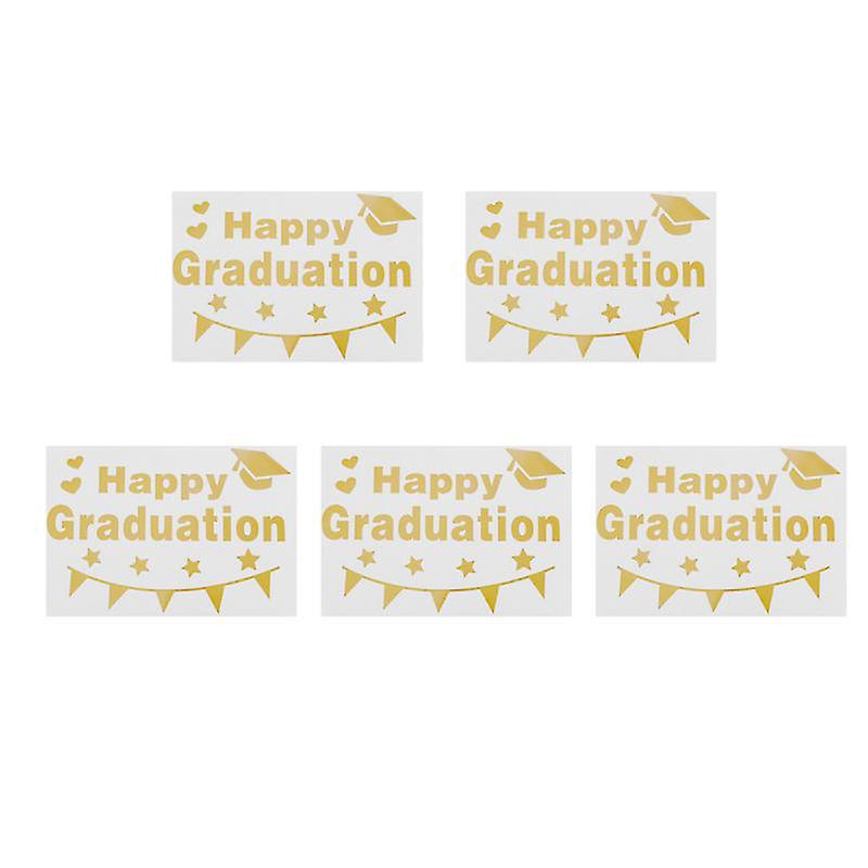 5pcs Graduation Decals
