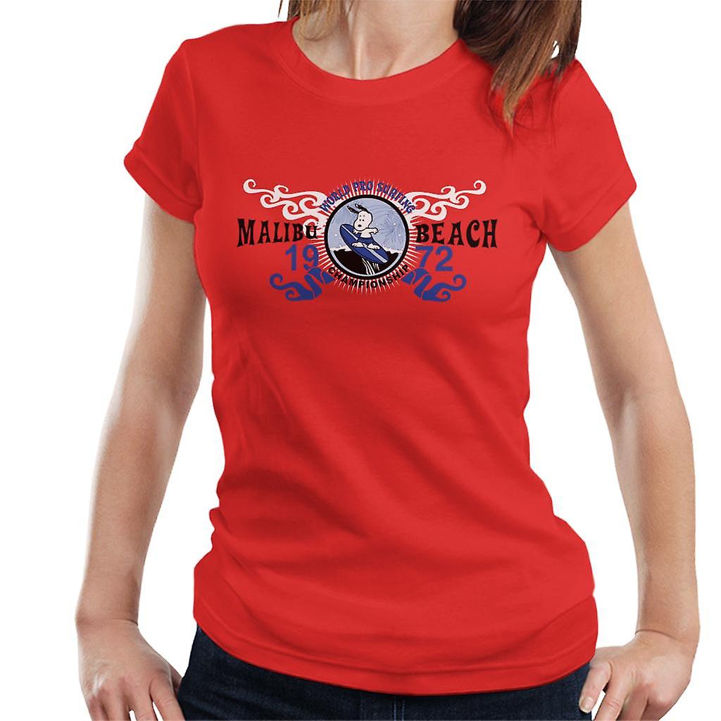 Peanuts Snoopy World Pro Surfing 1972 Dámské tričko