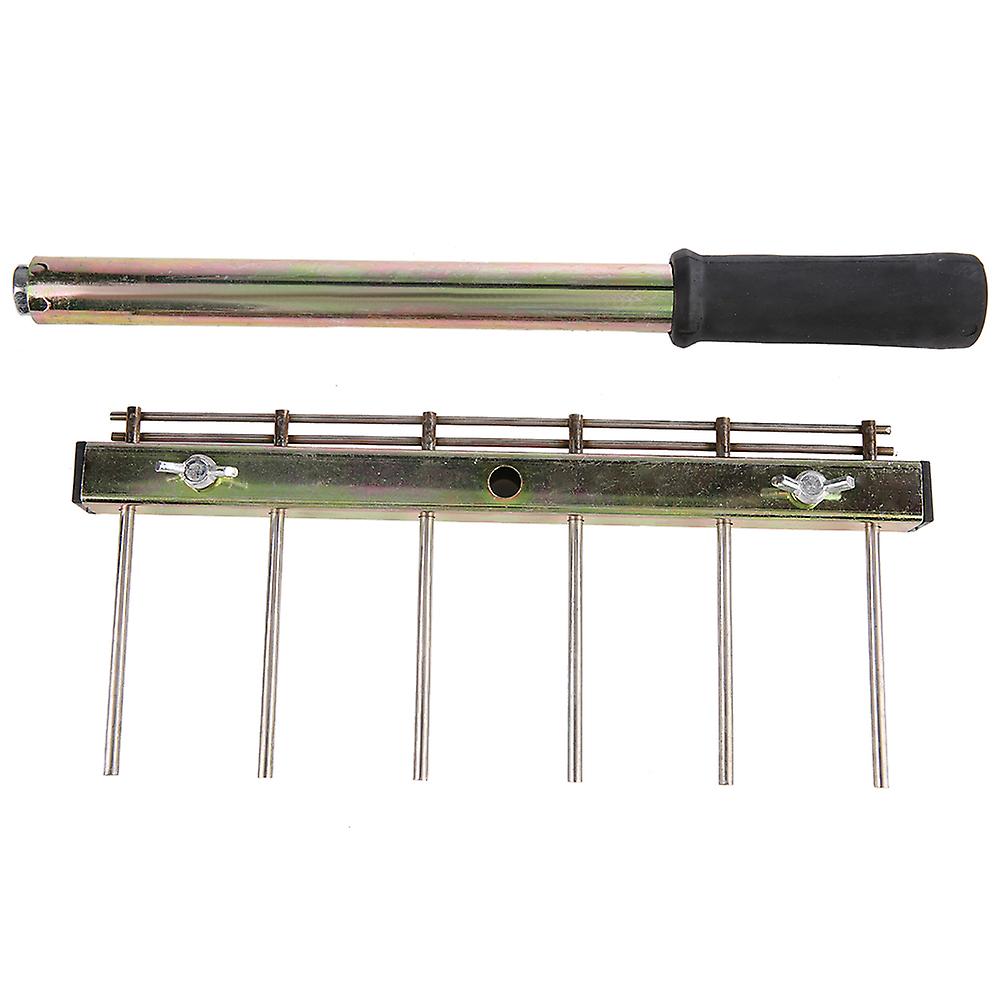 Portable Metal Hand Rake: A Floor Tile Cleaning Scraper Tool