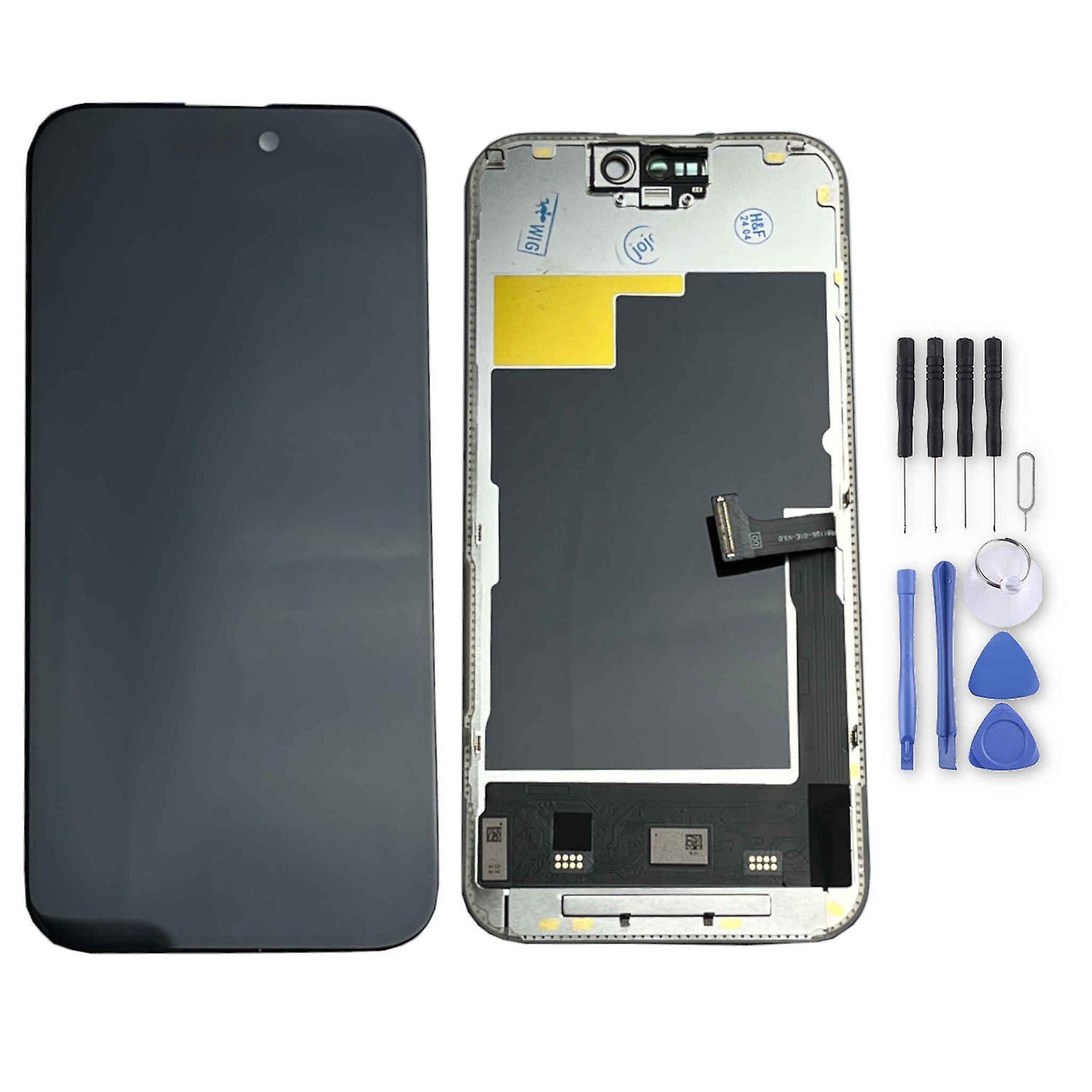 For Apple iPhone 15 Pro Soft OLED LCD Display Unit without Frame Touch Replacement Part Repair Accessory