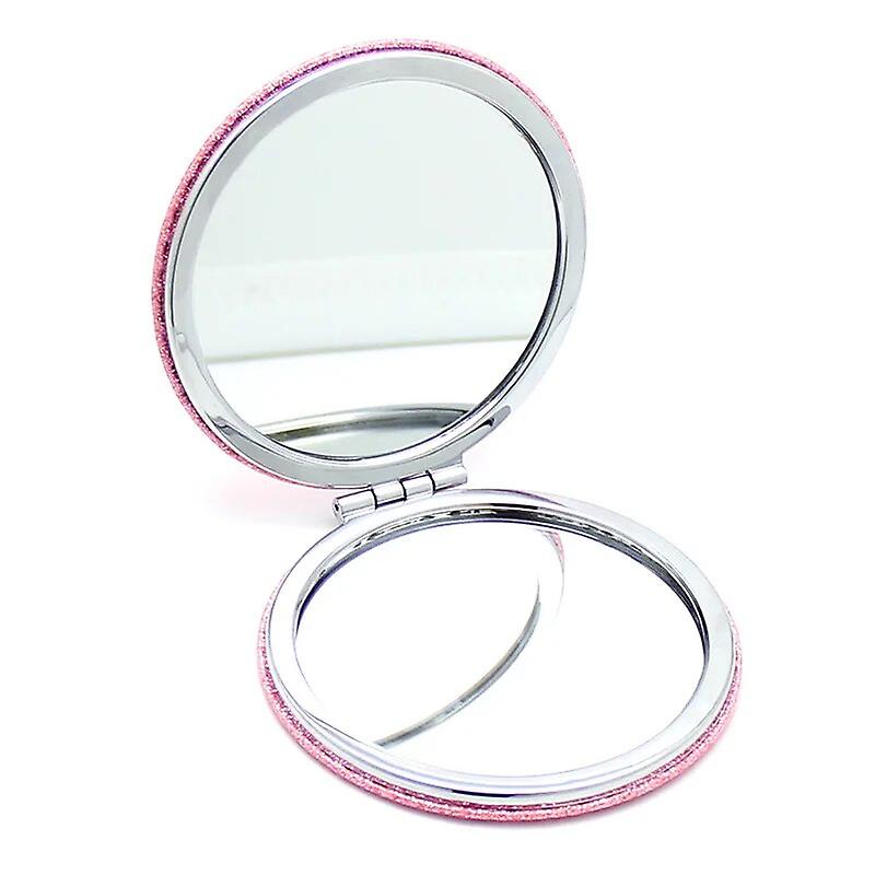 折り畳み式点滅特殊レザー小型広告ミラーハンドヘルドミラー印刷プロモーションギフトミラー卸売~20011