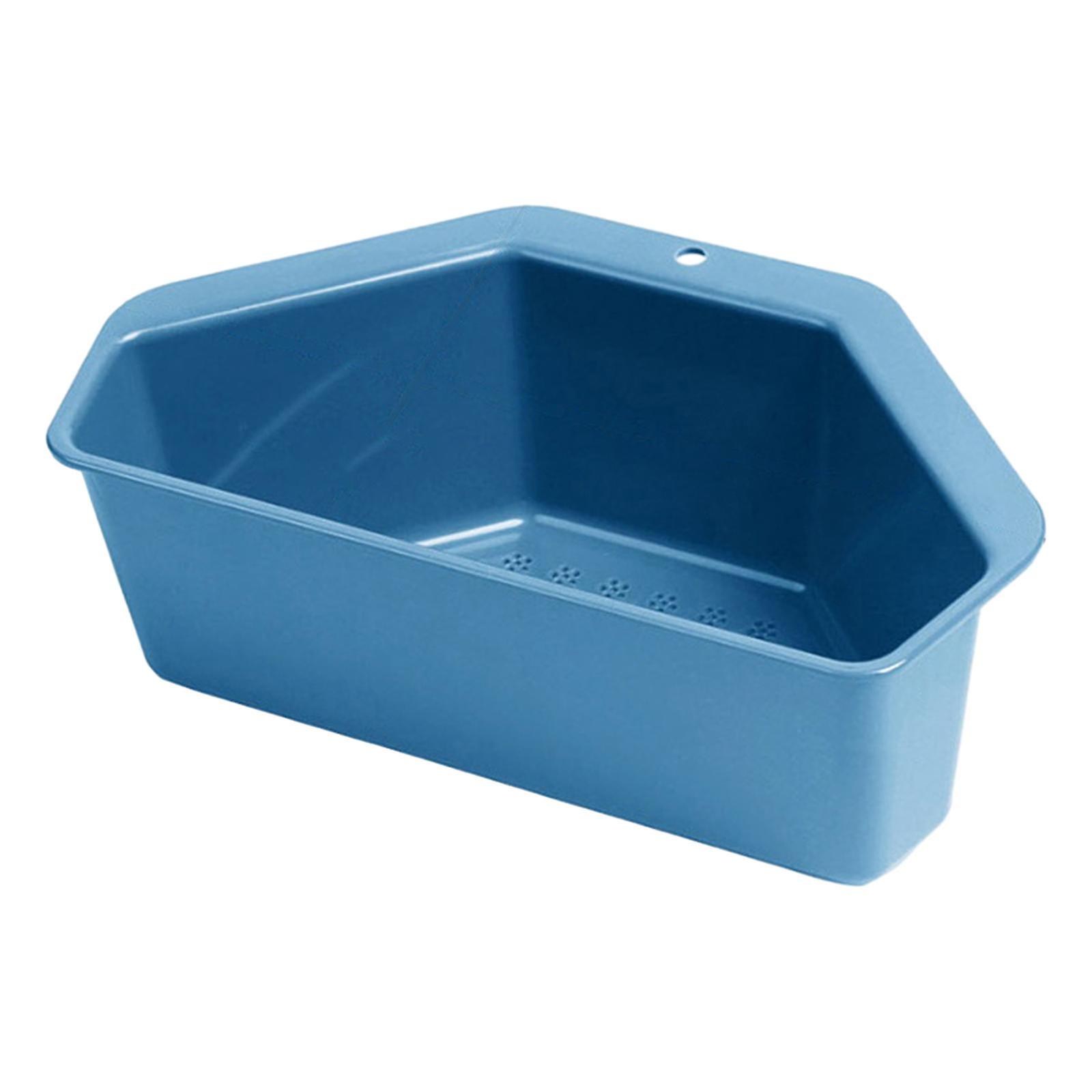 Panier de vidange Panier de crépine avec ventouse et crochets Accessoires de savon Évier facile à nettoyer Panier de vidange Panier de crépine d’évier