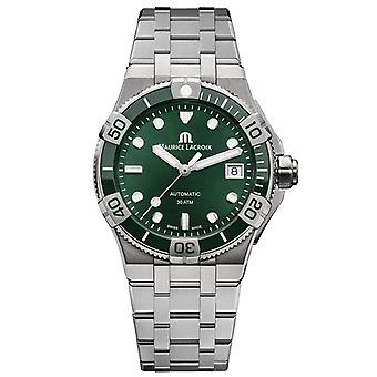 Maurice Lacroix Men's Green Aikon Automatic Watch Ai6057-ssl52-630-1